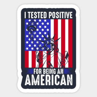 Funny 4th Of July Positive Joke Sticker